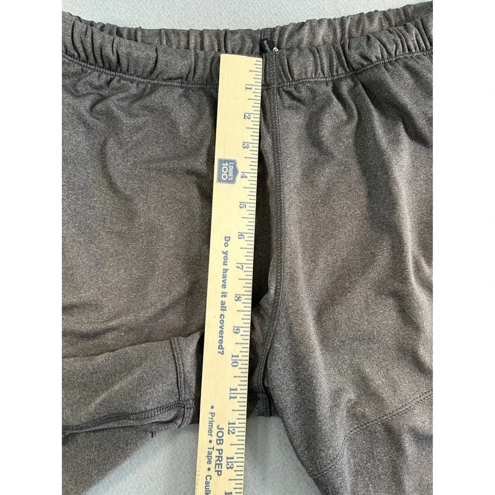 YoungLA Athletic Shorts Mens Size Large Gray Zipper Pockets Reflective‎ Logo